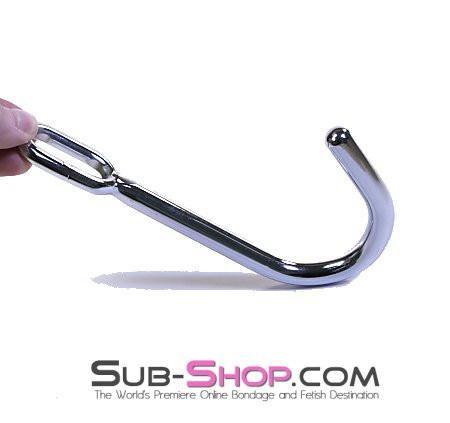 9314HS Chromed Steel Extreme Bondage Vaginal or Anal Hook - Image 4