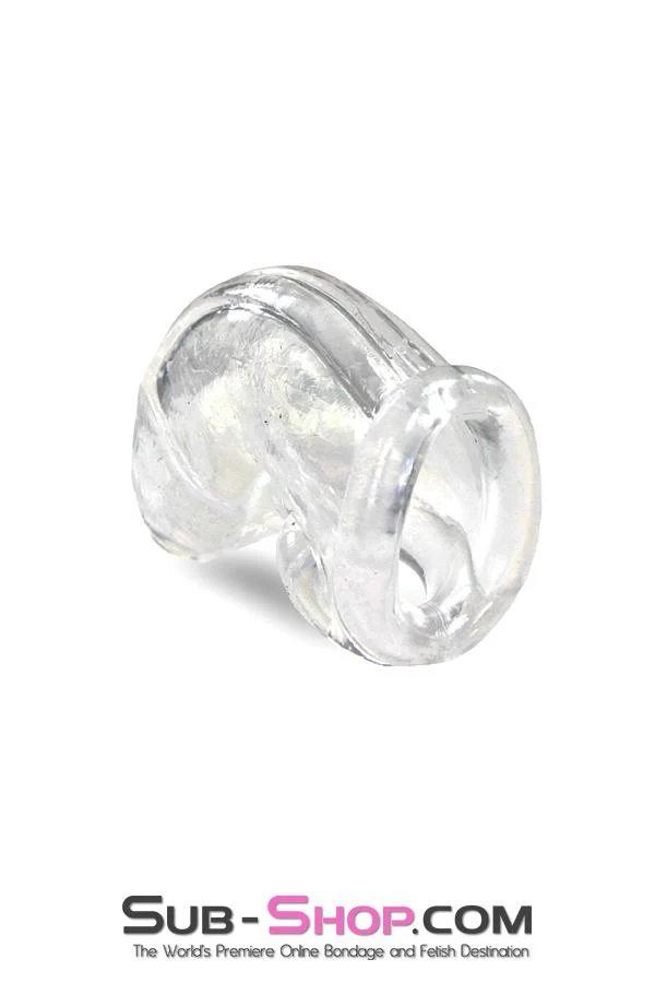 2538A Clear Molded Jelly Cock Cage - Image 3