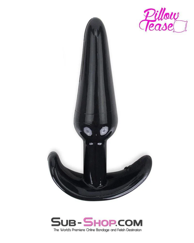 3727M Anal Beginner Small Black Jelly Butt Plug - SPECIAL OFFER! - Image 2
