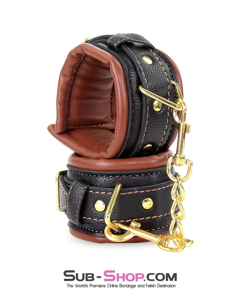 5781M Cowgirl Gold Standard Thick Padded Wrist Bondage Cuffs