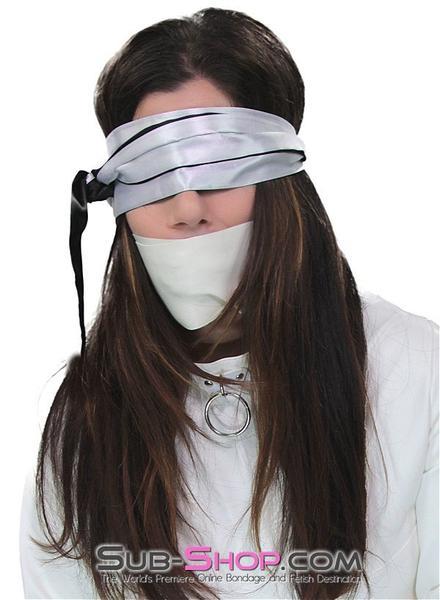 9765M     Cute But Psycho White PVC Straitjacket - Image 6