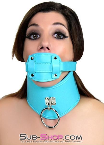 2743RS Deep Throat Locking Diamond Blue Penis Gag - MEGA Deal - Image 10