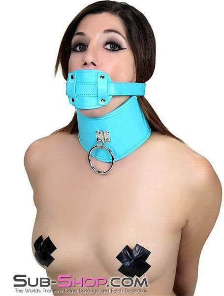 2743RS Deep Throat Locking Diamond Blue Penis Gag - MEGA Deal - Image 12