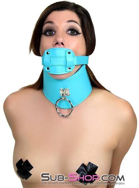 2743RS Deep Throat Locking Diamond Blue Penis Gag - MEGA Deal - Image 13