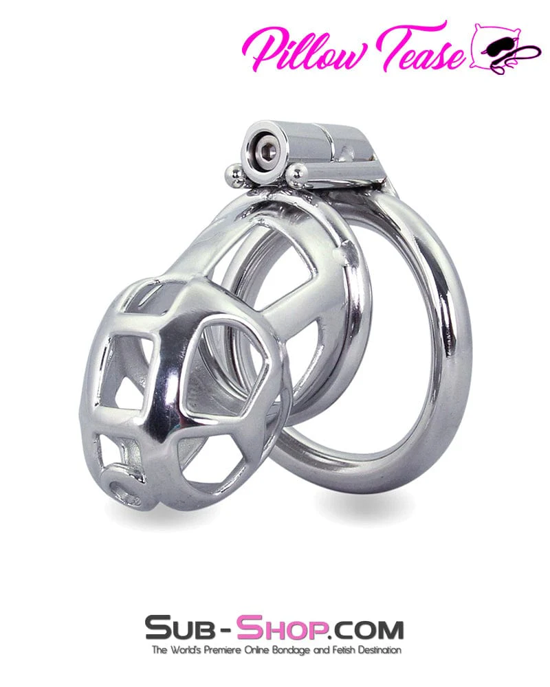 1478AR Denied in Steel Male Teasing Chastity Cage - Image 2