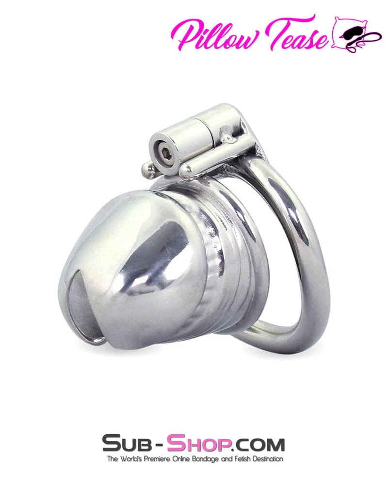 0249AR      Dick Head Steel Male Chastity Cage Device