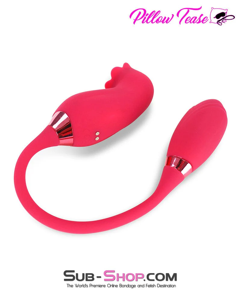 9939M Double Headed 10 Function Waterproof Rechargeable Suction and Vibrating Bullet - Image 3