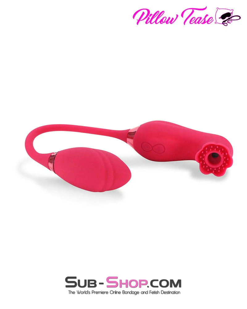 9939M Double Headed 10 Function Waterproof Rechargeable Suction and Vibrating Bullet - Image 4