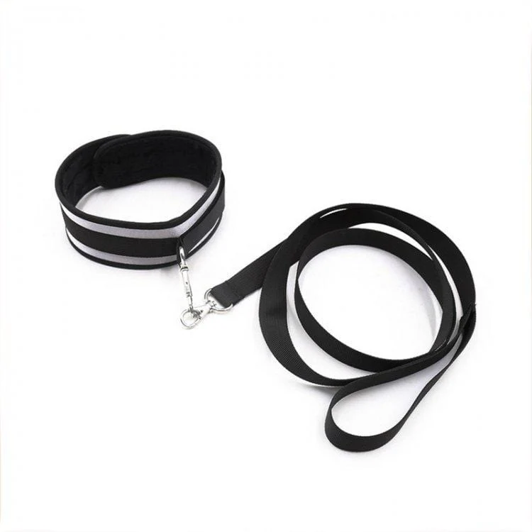 7802M      Double Spreader Bar Collar, Wrist and Ankle Total Bondage Kit with Removable Cuffs - Image 16
