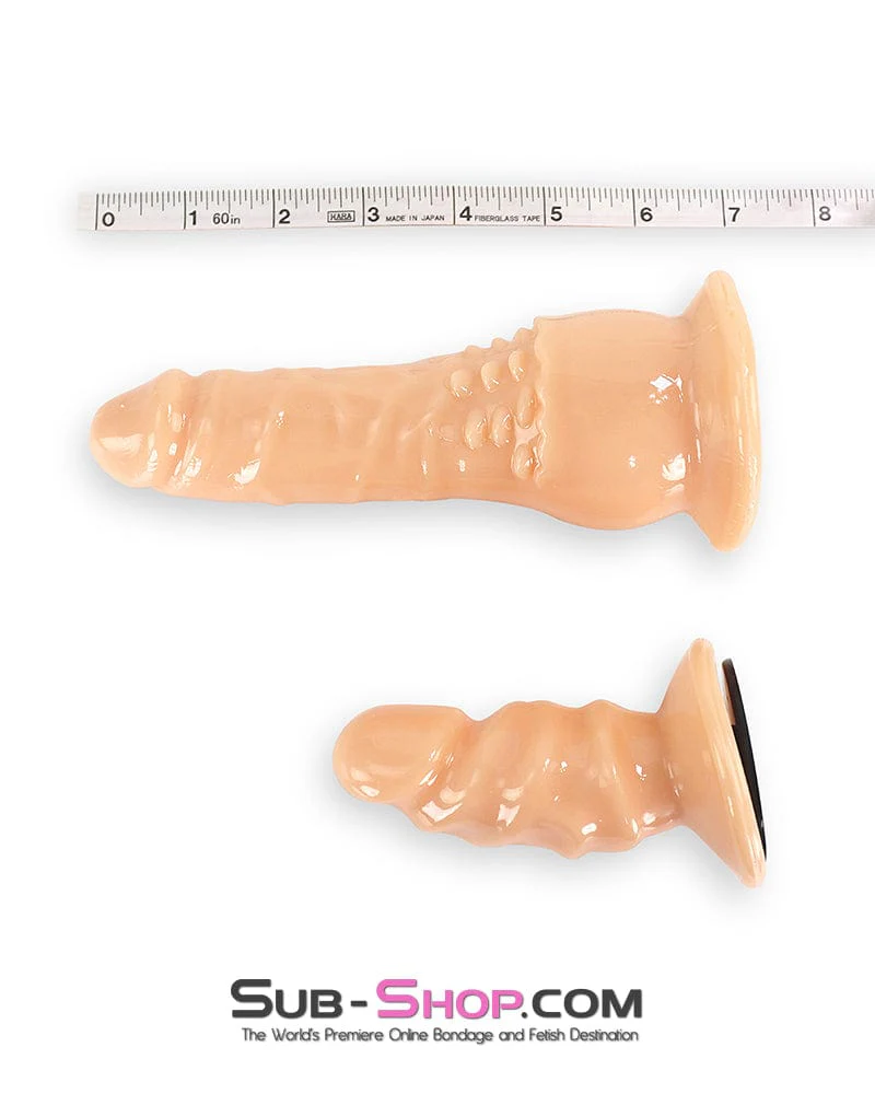 1350DL      Double Strap-On Pegging Set with Long and Short Textured Dildos - Image 10