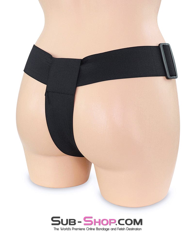 1350DL      Double Strap-On Pegging Set with Long and Short Textured Dildos - Image 6