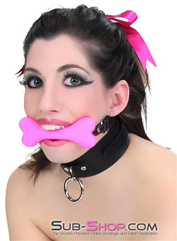 1645A Dressed for Sex Collar, Black Leather - Image 15