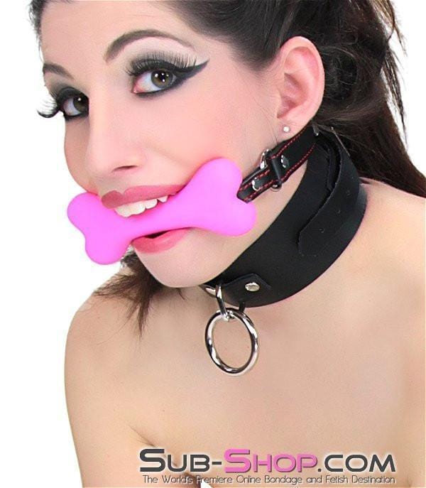 1645A Dressed for Sex Collar, Black Leather - Image 16