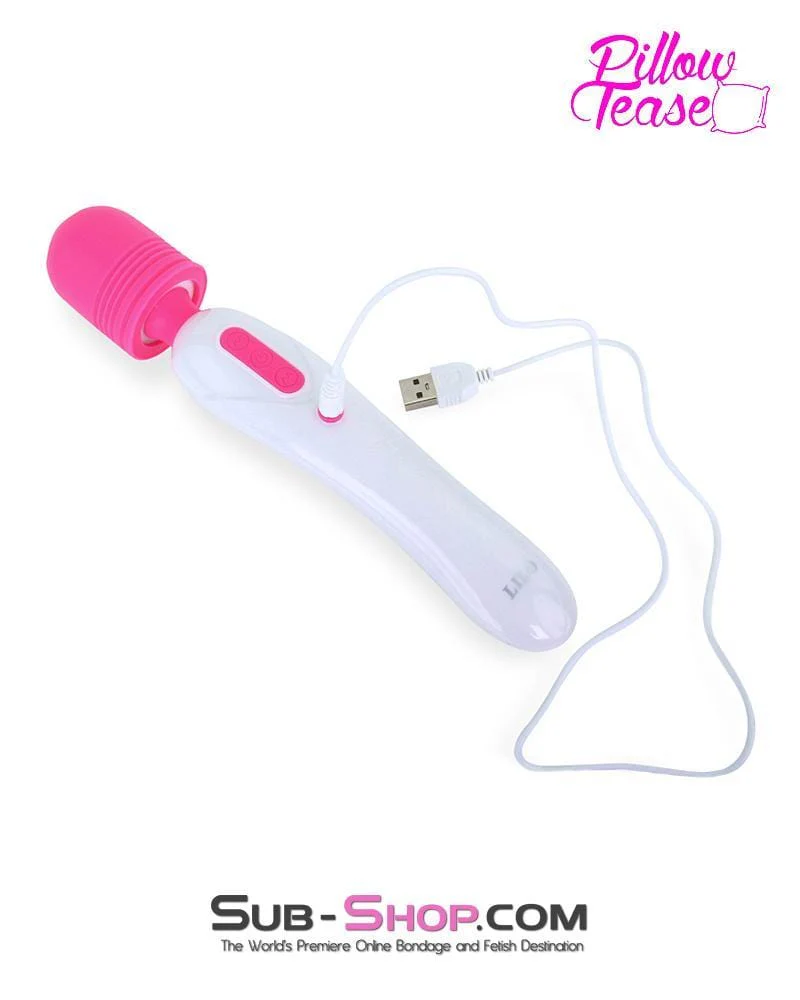 7163M Dual Motor 10 Function USB Rechargeable Wand Vibrator - MEGA Deal - Image 9