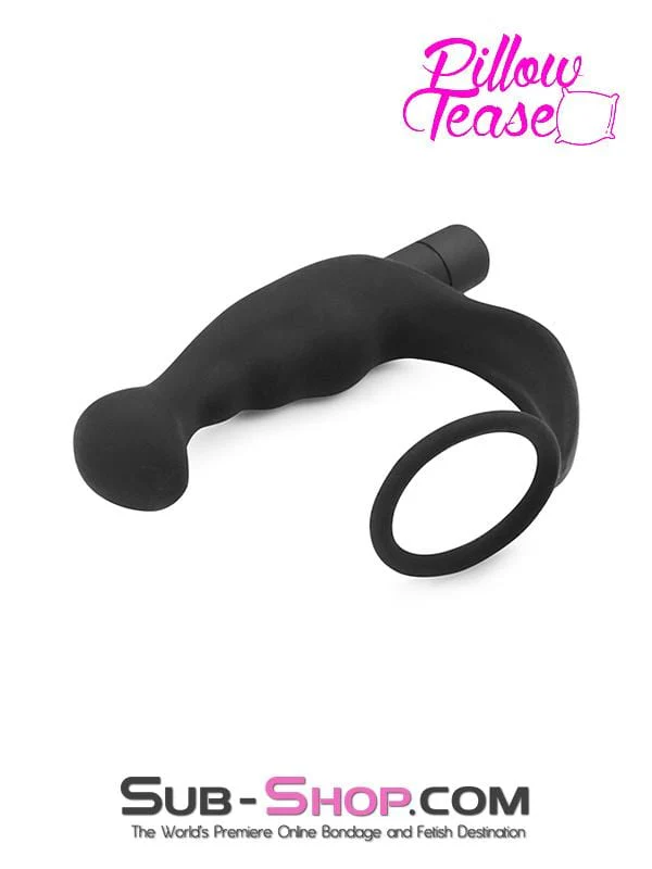 2631M      Ecstasy Silicone Vibrating Butt Plug & Cock Ring Set - LAST CHANCE - Final Closeout! - Image 4
