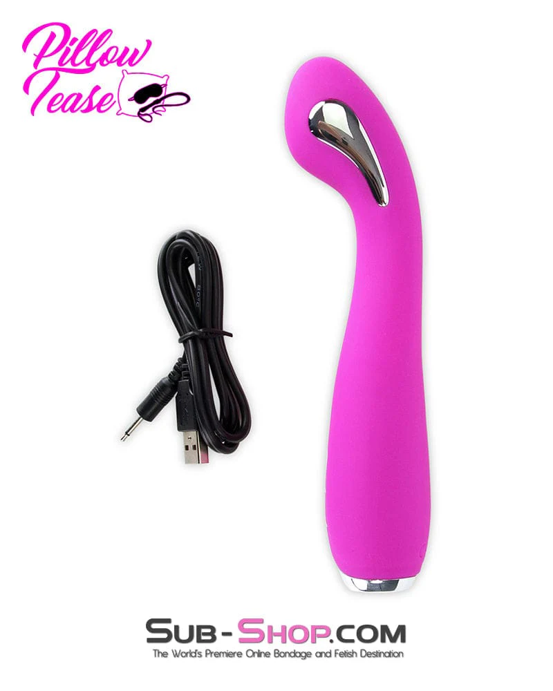 7385M      Electro Stim Rechargeable Luxe Vibrator, 7 Function Vibration + 5 Modes Electro-Stim - Image 3