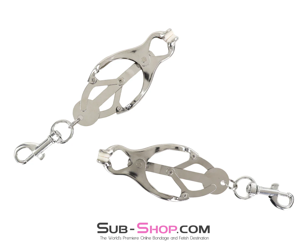 0623HS-CB      Clover Cock and Ball Clamps with Weight Hanging + Connection Snap Hooks