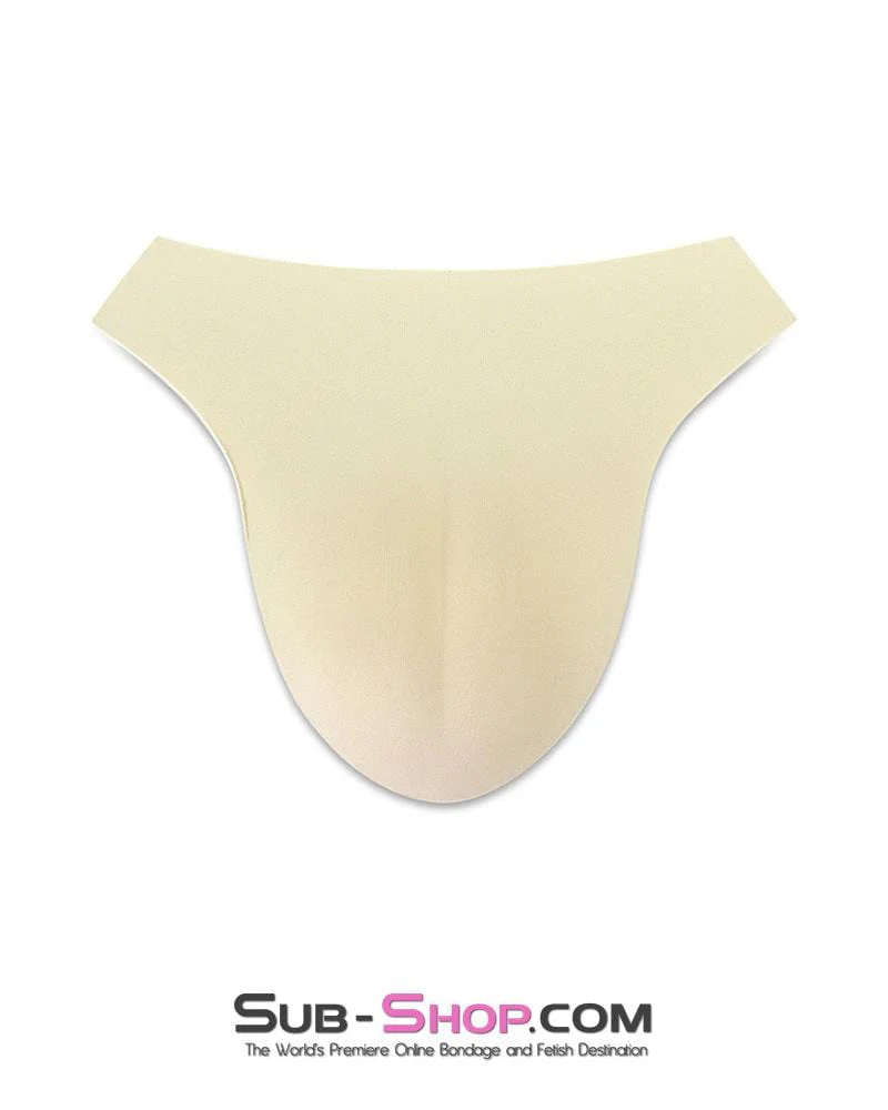 8826AE-SIS Feminized Sissy Slave Pussy Natural Padded Fake Vagina Panty Insert - Image 4