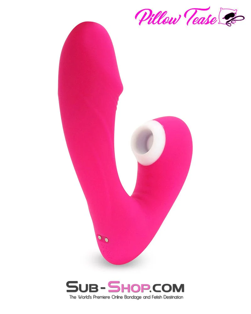 0656M      Fierce Clit Suction Vibrating G-Spot Dildo - Image 3