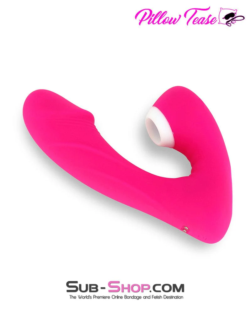 0656M      Fierce Clit Suction Vibrating G-Spot Dildo - Image 4