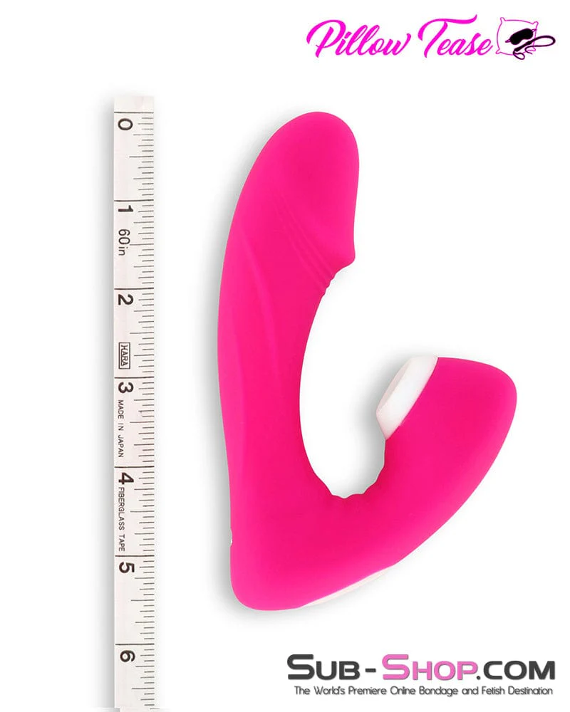 0656M      Fierce Clit Suction Vibrating G-Spot Dildo - Image 6