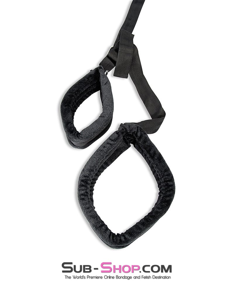 7915DL      Flying Fuck Over the Door Padded Furry Sex Harness - Image 4