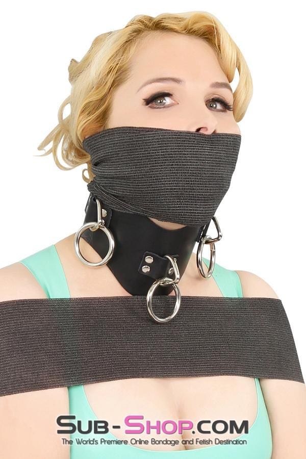 5745A-GAG Wrap-Sure Self Adhesive Bondage Wrap, Black - Image 6