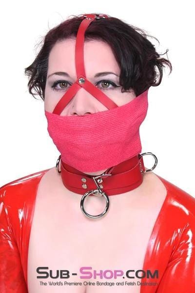 5746A-GAG Wrap-Sure Self Adhesive Gag Wrap, Red