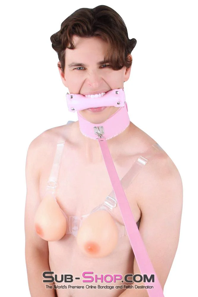 9875RS      Gia Real Feel Silicone Breast Forms with Nipples and Clear Straps, C Cup - Image 3