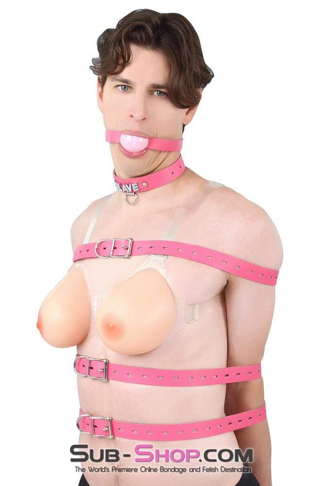9877RS      Gia Real Feel Silicone Breast Forms with Nipples and Clear Straps, DD Cup - Image 13