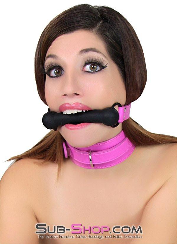 4760RS Hot To Trot Hot Pink Pony Up Rubber Comfort Bit Gag - Image 13