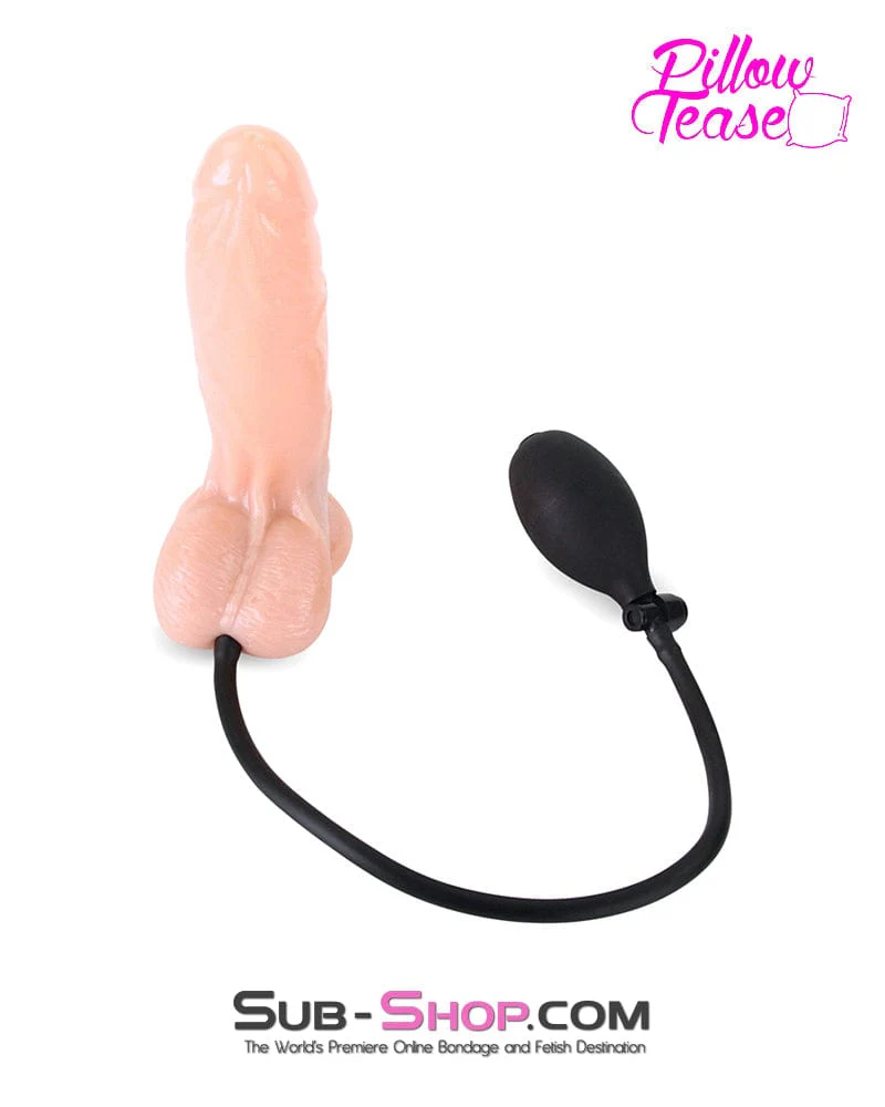 0645M Inflatable 7.5” Realistic Pump Up Suction Cup Dildo - Image 5