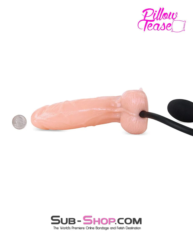 0645M Inflatable 7.5” Realistic Pump Up Suction Cup Dildo - Image 7
