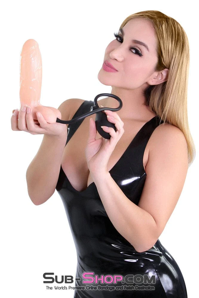 0645M      Inflatable 7.5” Realistic Pump Up Suction Cup Dildo - MEGA Deal - Image 2