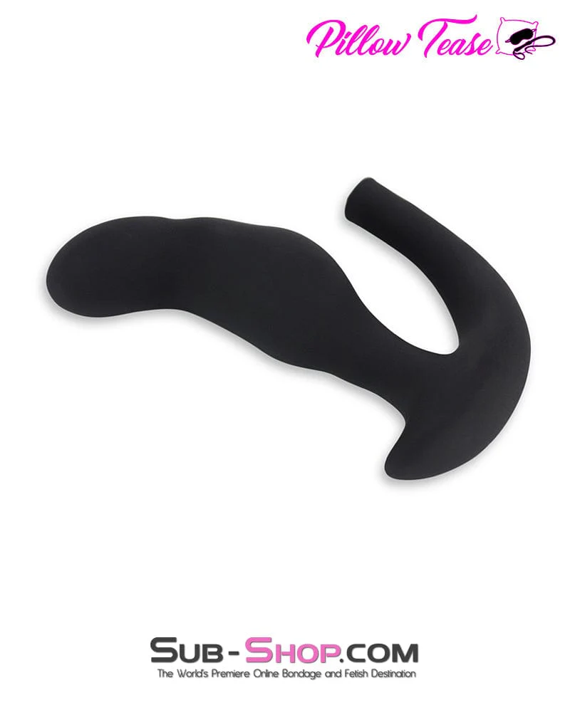 3302M      Inflatable Double Flare Silicone Anal Plug with Removable Pump - Image 3