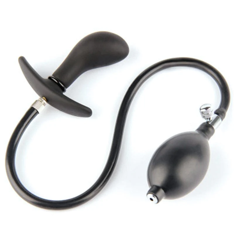 0624M Inflatable Prostate Massager Plug with Removable Pump Hose - Image 12