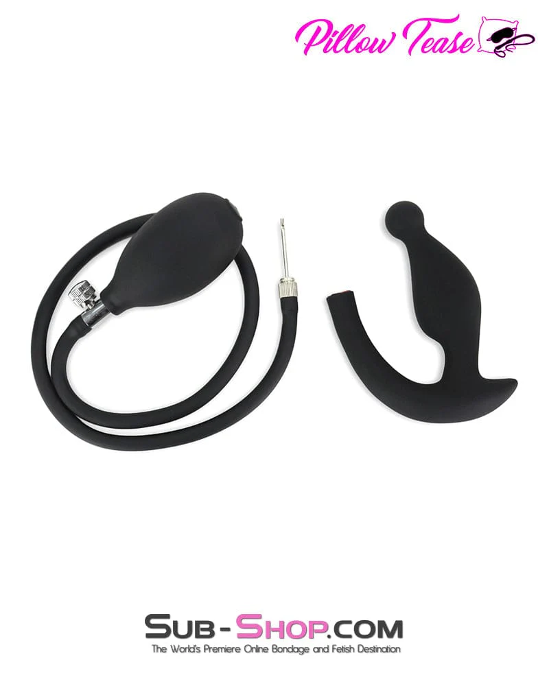 2320M Inflatable Rubber Butt Plug with Removable Pump