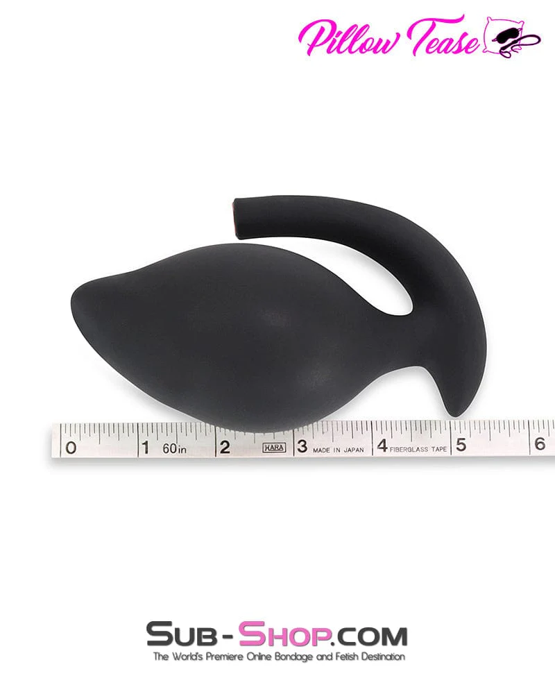 2321M Inflatable Rubber Prostate Anal Plug with Removable Pump - Image 6