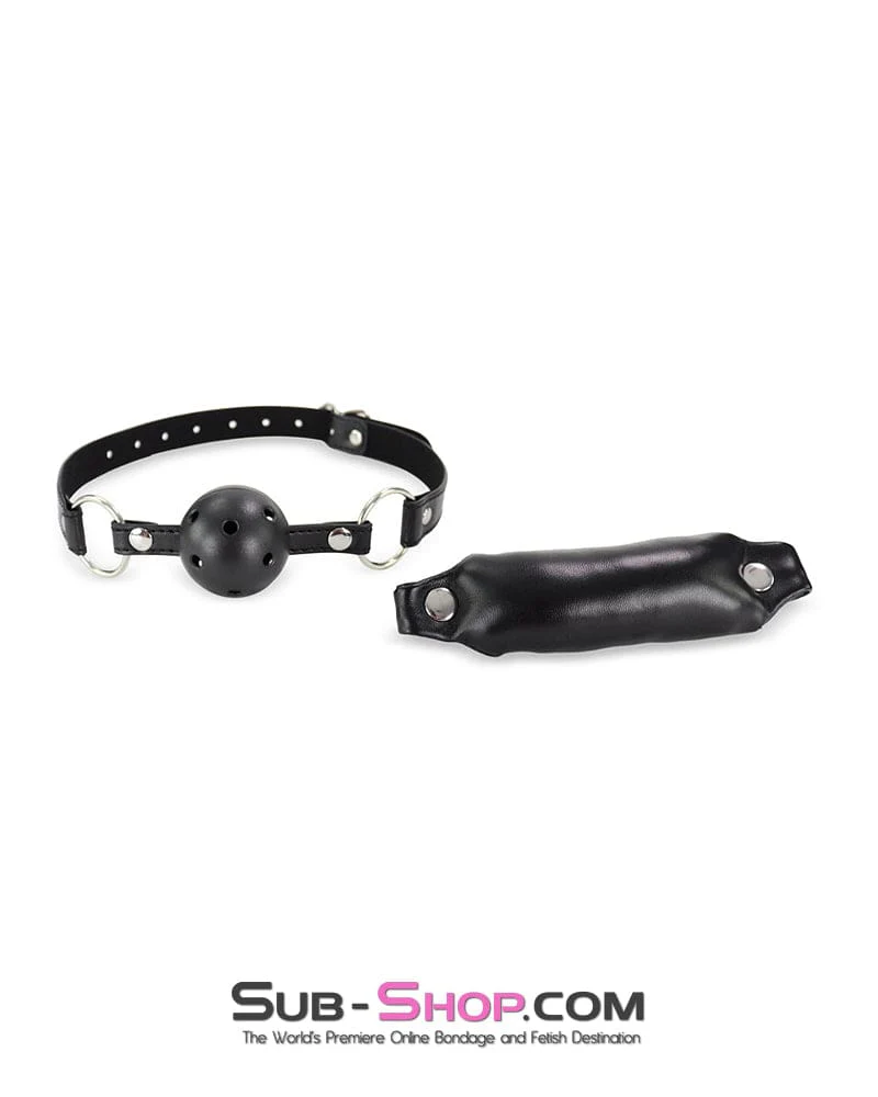 0444M Interchangeable Bit And Ball Gags Strap