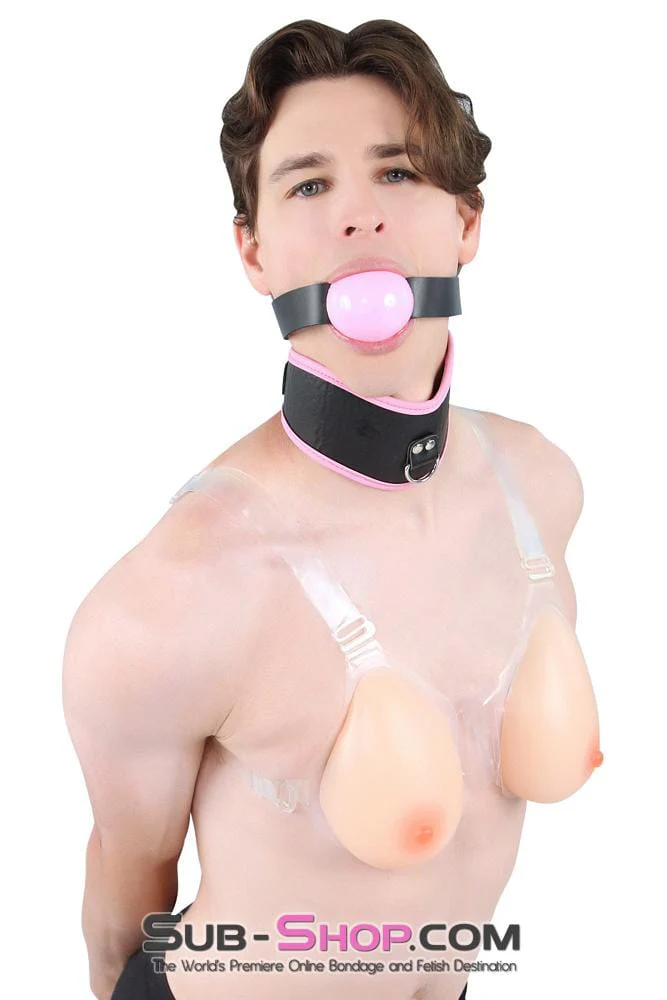 7181AE-SIS      Just Like My Own Pretty Forced Feminization Fantasy Mistress Sissy Accessory Transformation C-Cup Real Feel Breasts with Nipples - Image 7