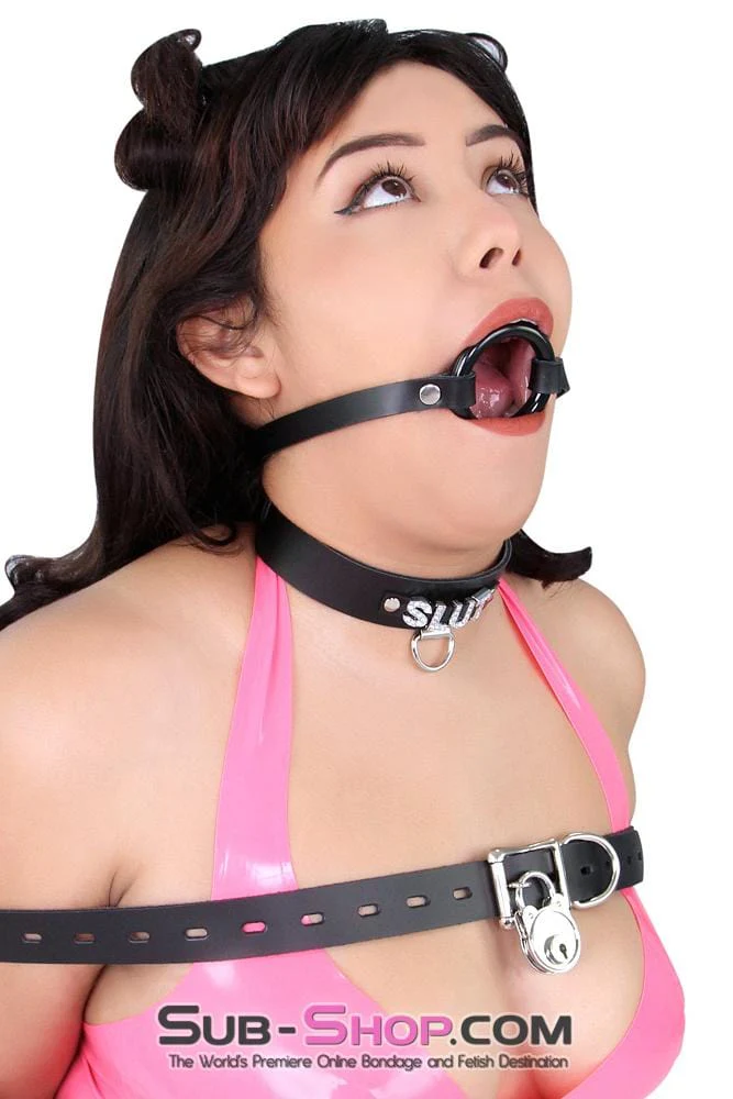 1442A-L      Smooth Plastic Ring Gag, Large Ring - Image 25
