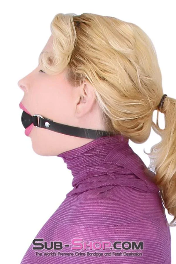7364A      Large Black Silicone Ball Gag with Breather Holes - Image 23