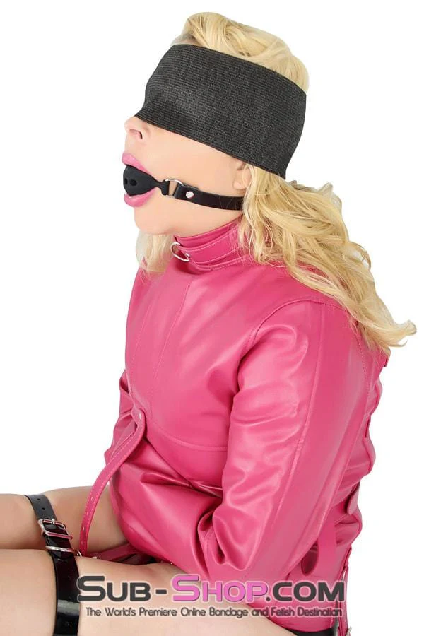 7364A      Large Black Silicone Ball Gag with Breather Holes - Image 4