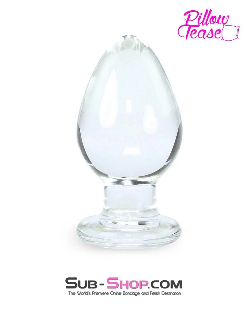 0190E Large Glass Anal Plug