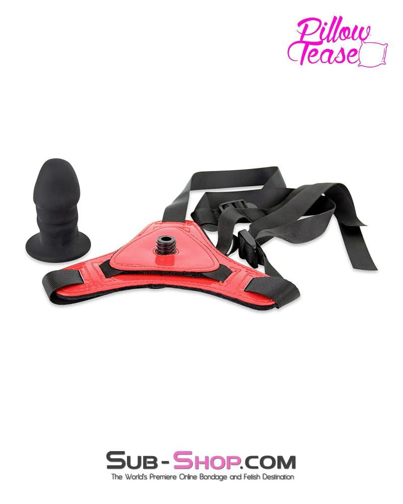 3479M Little Red Devil Strap-on Harness with Detachable Penis - Image 10