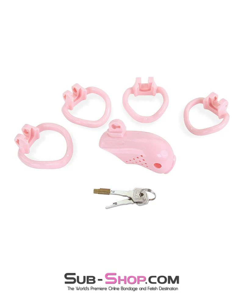 3730M Little Sissy Teasing Tip Chastity Cock Lock - Image 5