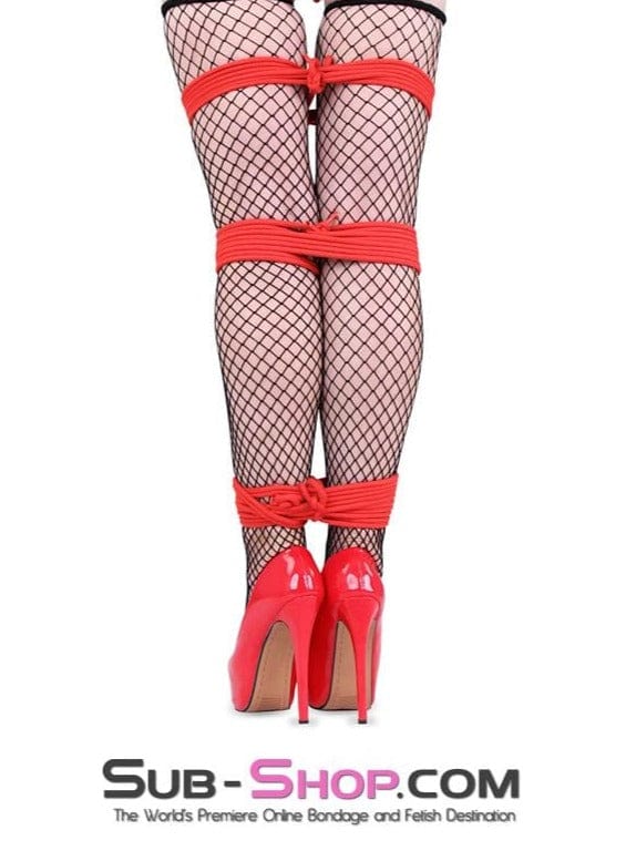 2489M Little Tie Ups Red Cotton Rope 15 feet - Image 2