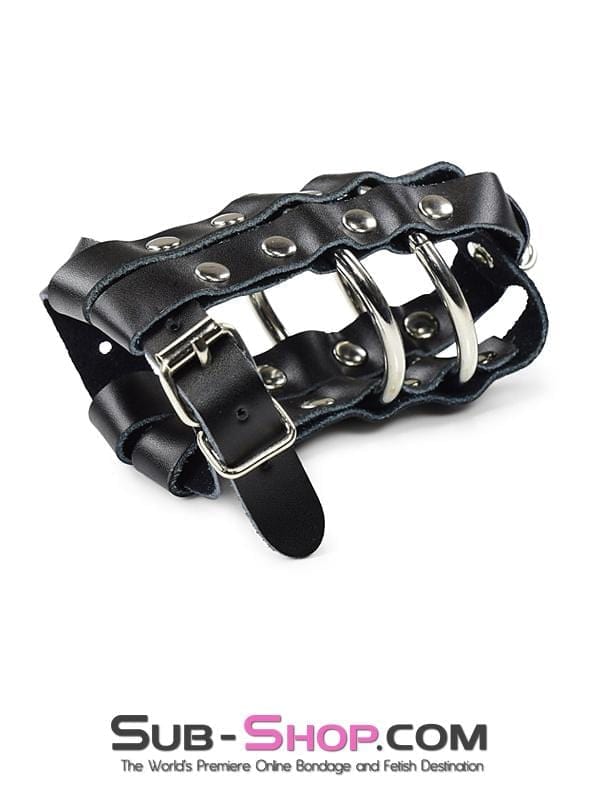 1797DL Lockable Cock & Balls Cage with Lead Ring Tip - Image 5