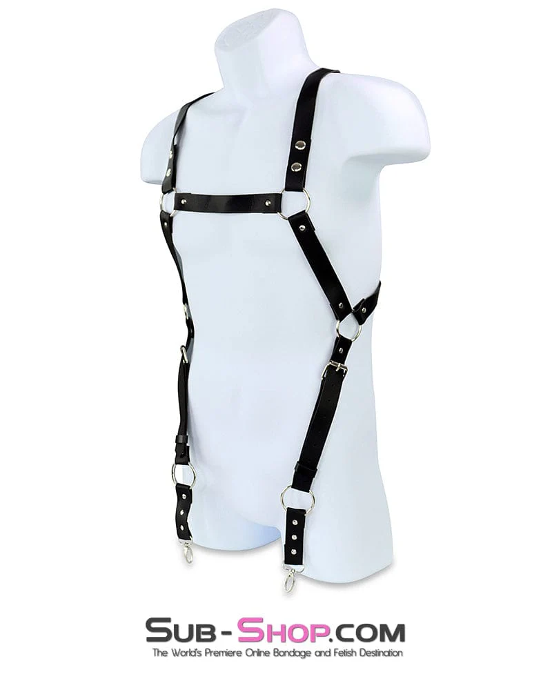 8839DL Male Body Bondage Harness