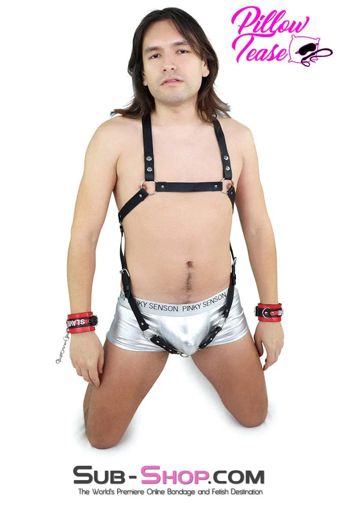 8839DL Male Body Bondage Harness - Image 3